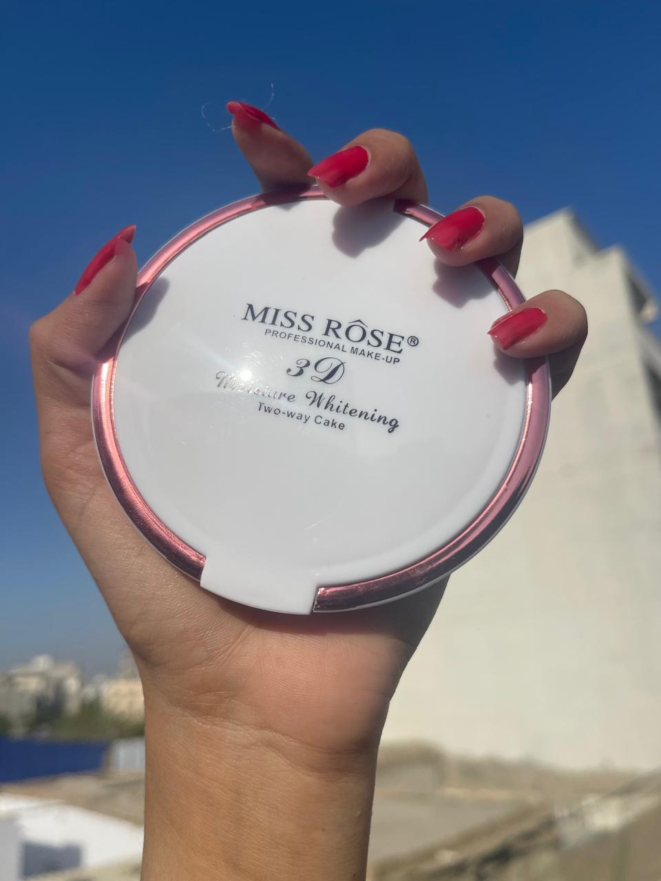 Miss Rose 3D Moisture Whitening compact powder Flawless skin, one swipe away! 💫