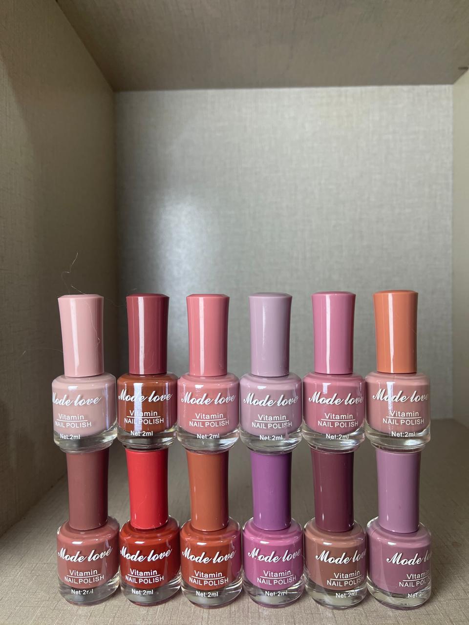 Pack of 12 Cute Nail Paints 💅