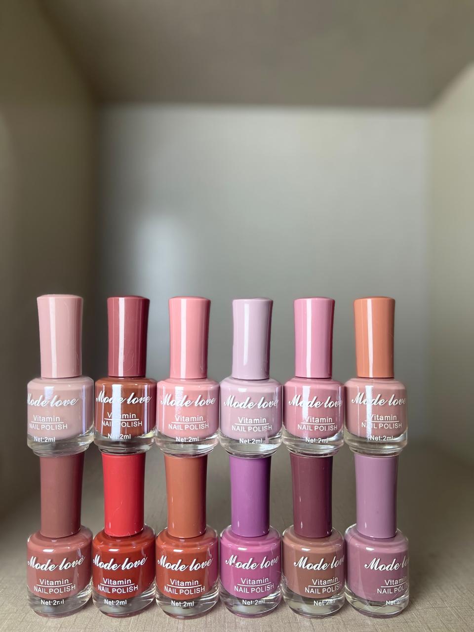 Pack of 12 Cute Nail Paints 💅
